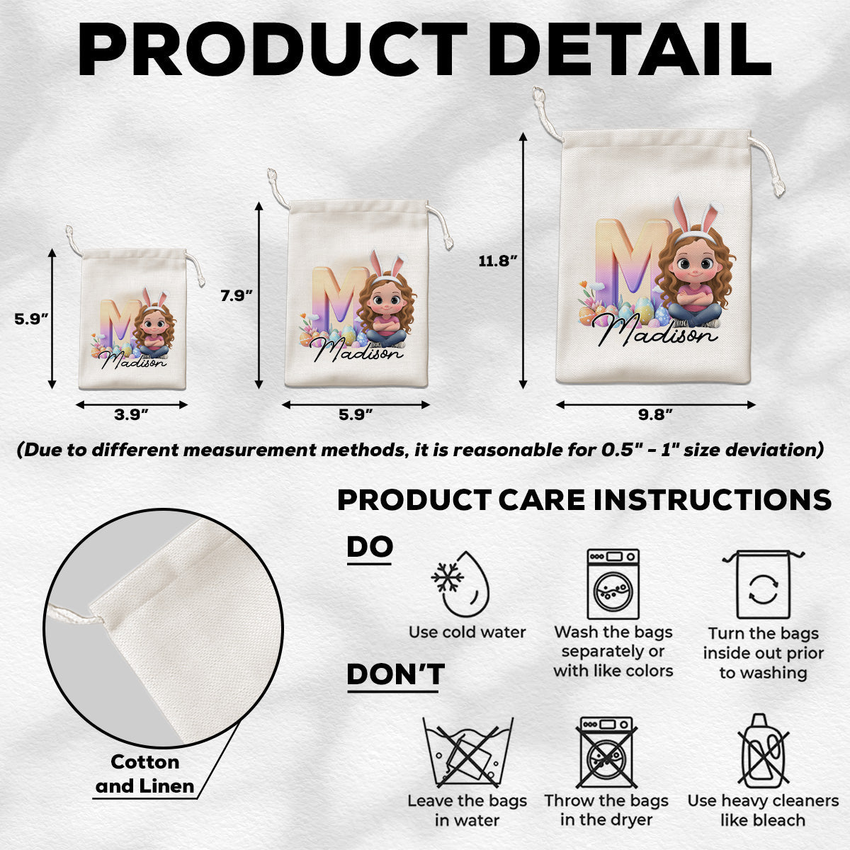 Eggs-tra Happy Easter - Personalized Favor Bag