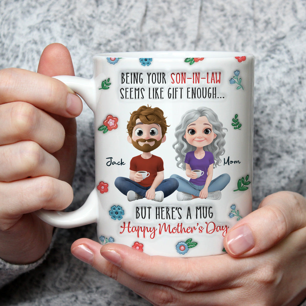 Custom Mother's Day Gift for Mom & Grandma • Officially Your Favorite Now - Personalized 3D Inflated Effect Mug