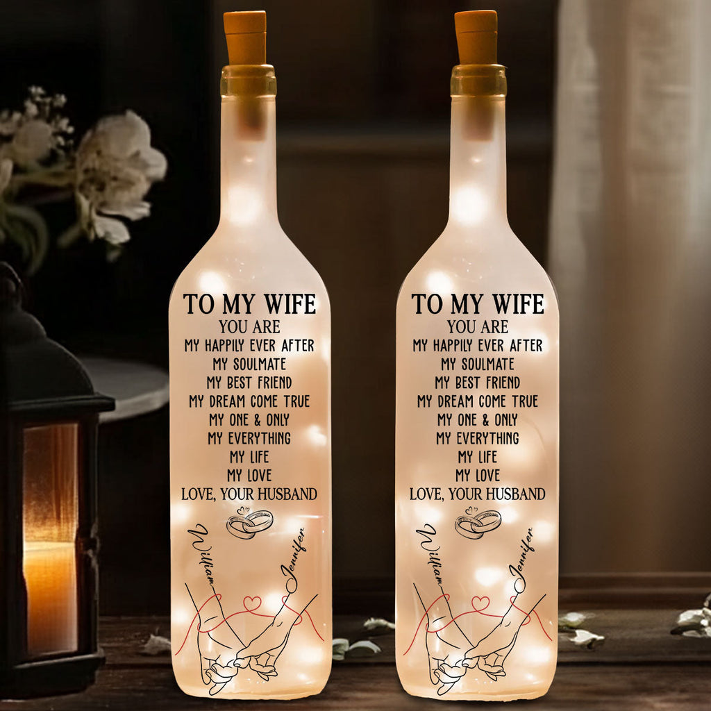 My Life My Love 2 - Personalized Bottle Lamp