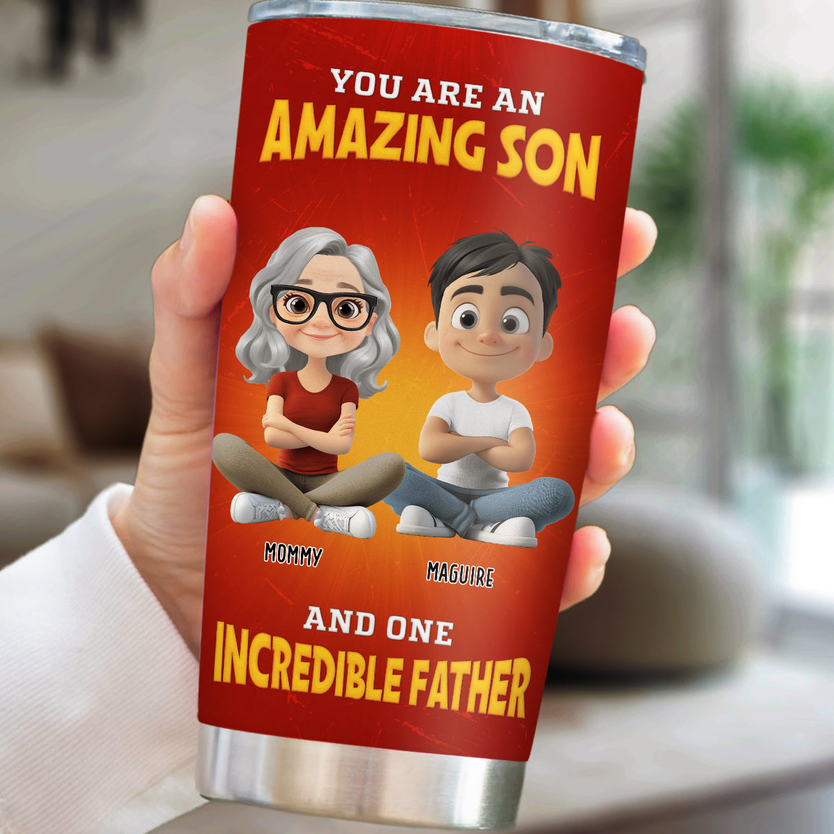 Custom Father's Day Birthday Gifts For Son • You Are Perfect Dad - Personalized Tumbler