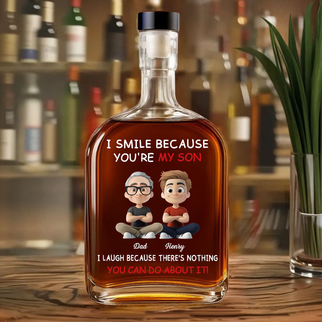 For Son - Personalized Spirits Decanter