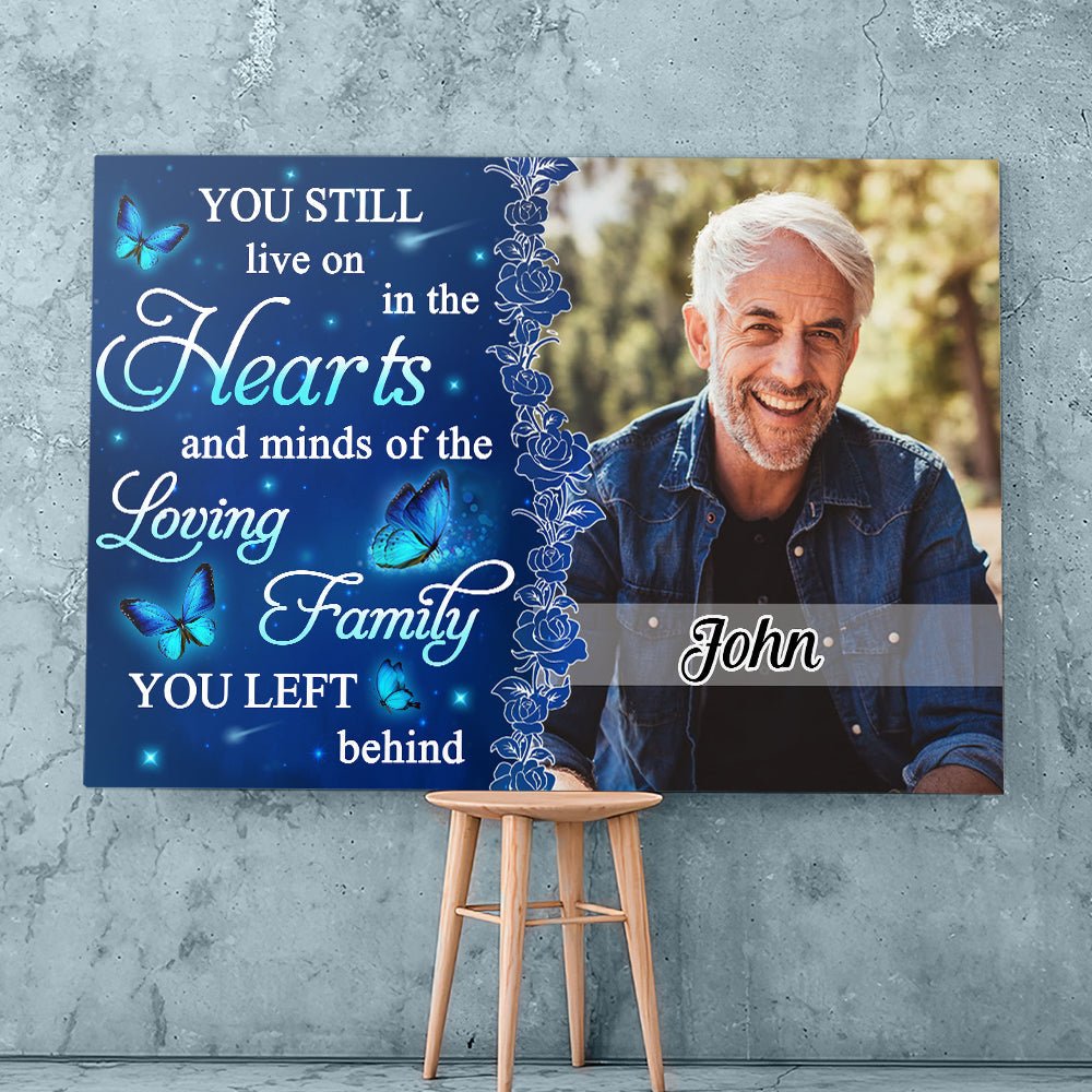 Hearts And Minds - Personalized Photo Canvas