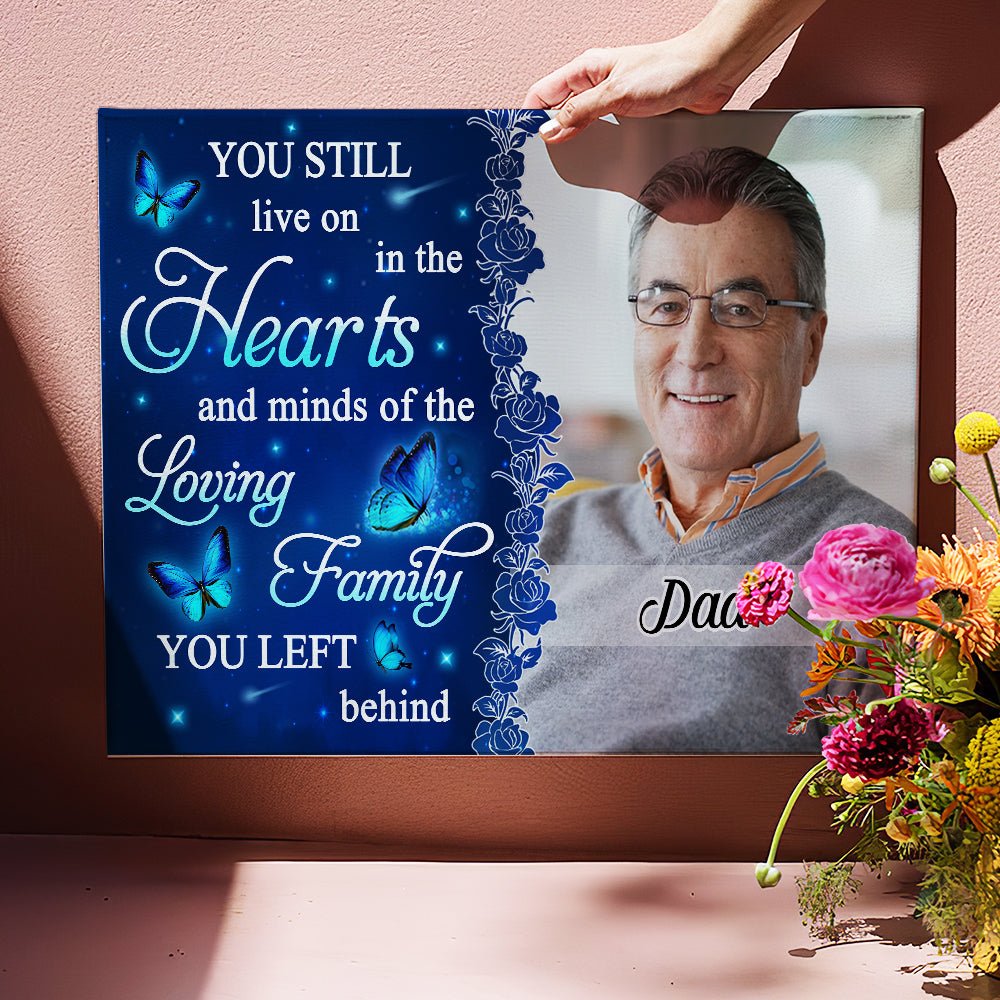 Hearts And Minds - Personalized Photo Canvas