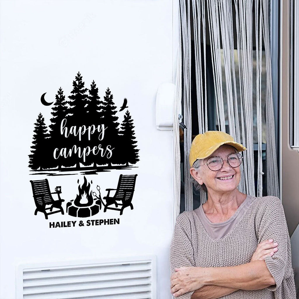 Our Happy Place - Personalized Decal