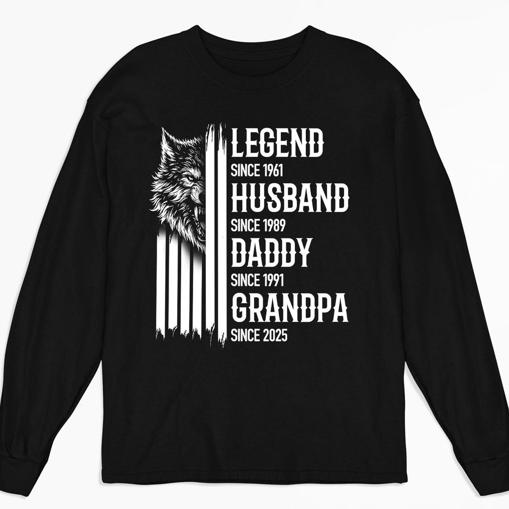 Custom Christmas & Birthday Gift for Dad, Grandpa • A True King - Personalized Shirt