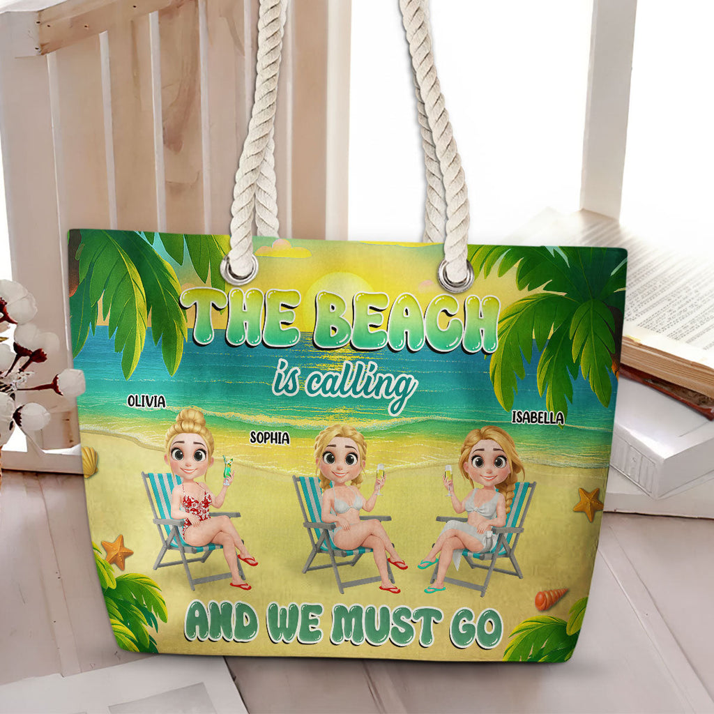 We Must Go - Personalized Beach Bag