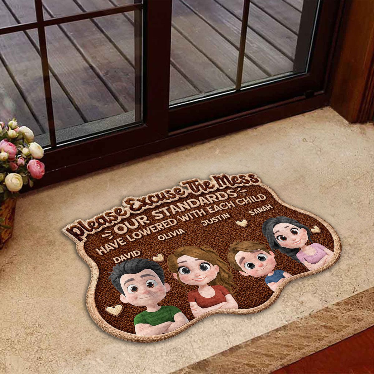 Our Kids - Personalized Doormat