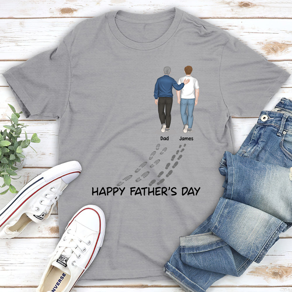 Custom Father's Day, Special Gift for Dad & Grandpa • My Dad Is My Hero - Personalized Shirt