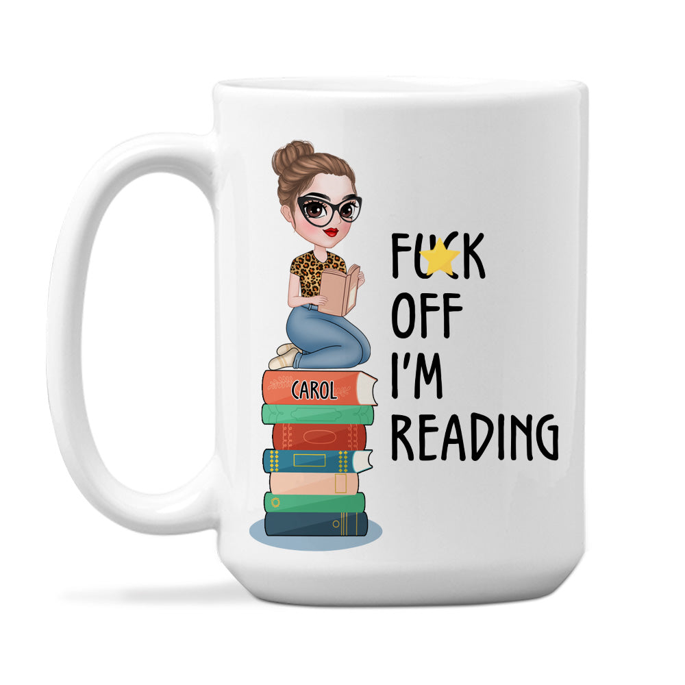 Custom Christmas & Birthday Keepsake Gift • I Am Reading - Personalized Coffee Mug