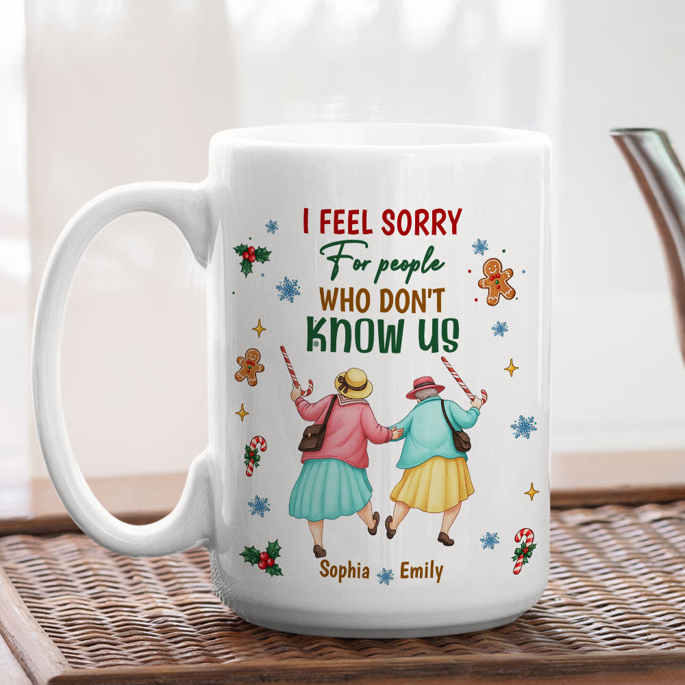Custom Christmas & Birthday Gift for Brother & Sister • Besties For Life - Personalized Coffee Mug