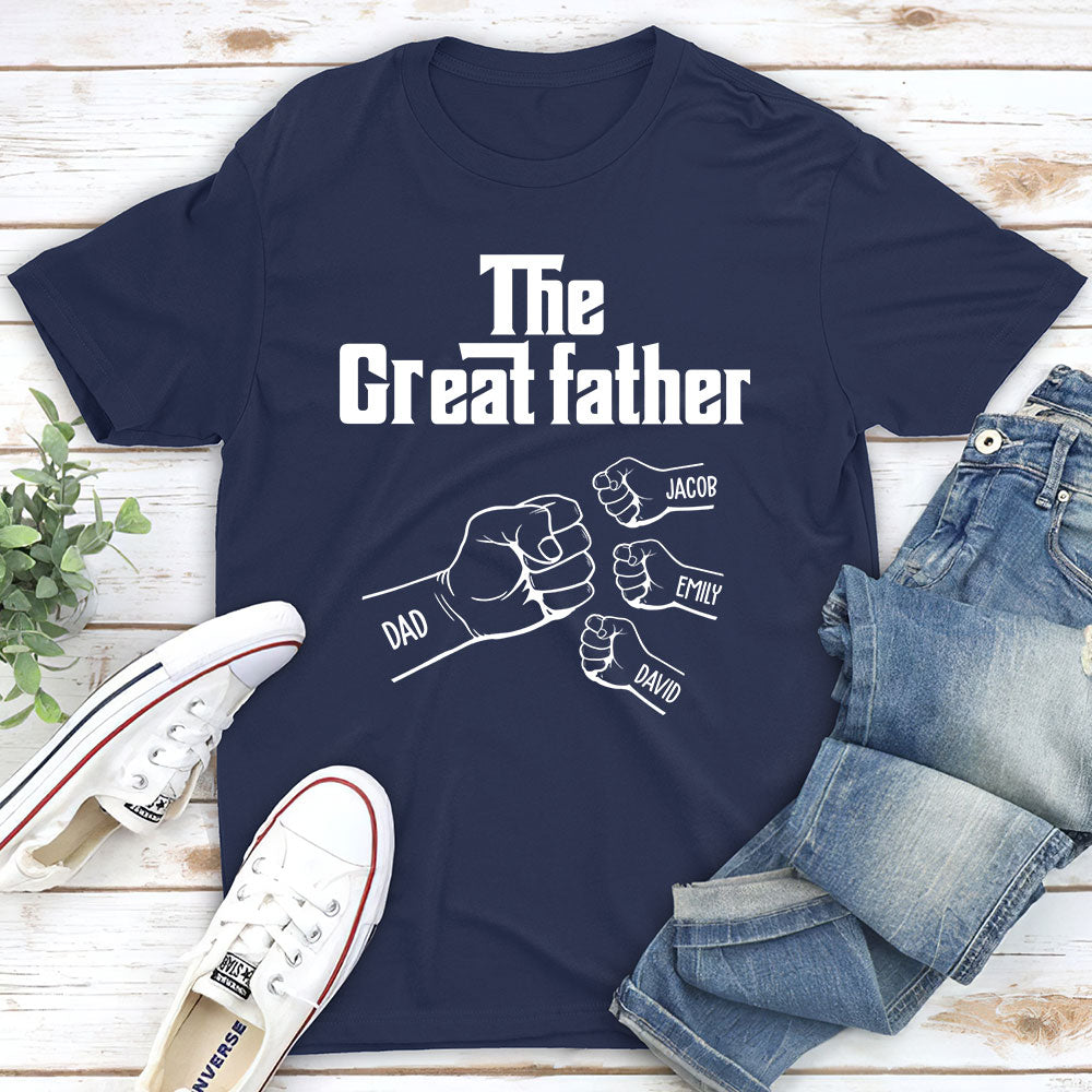 Custom Father's Day, Special Gift for Dad & Grandpa • The Greatfather - Personalized Shirt - Sweatshirt