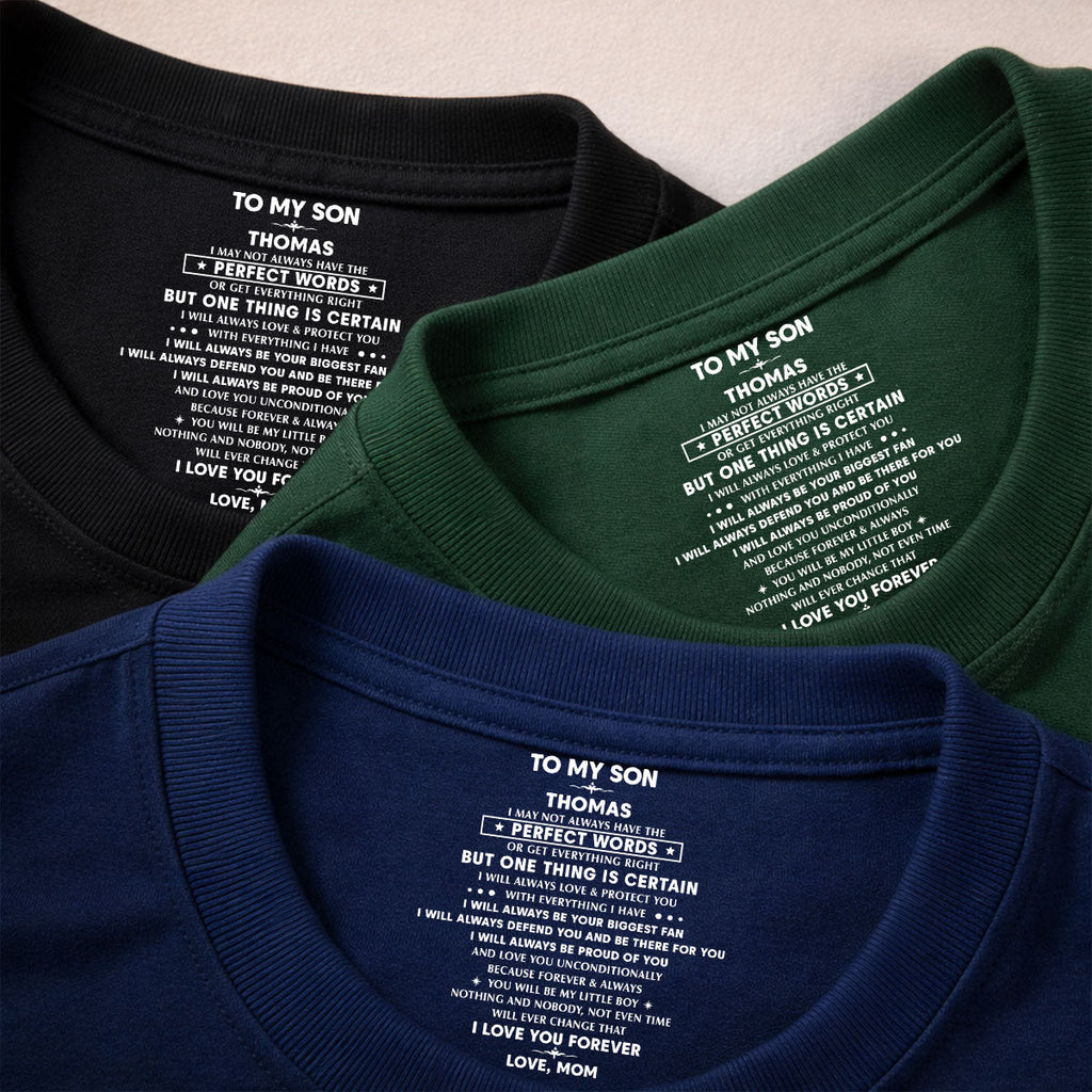 With Everything I Have - Personalized Inside Neck Print T-Shirt