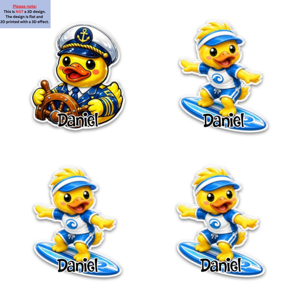Cute Duck - Personalized Acrylic Magnet