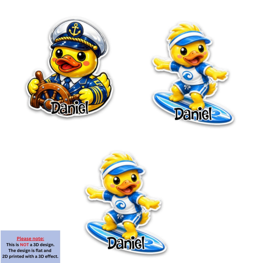 Cute Duck - Personalized Acrylic Magnet