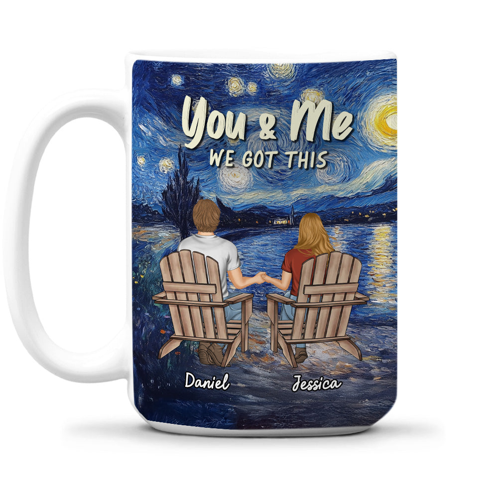 Custom Anniversary Keepsake Gifts For Couple • Together We Got This - Personalized Coffee Mug