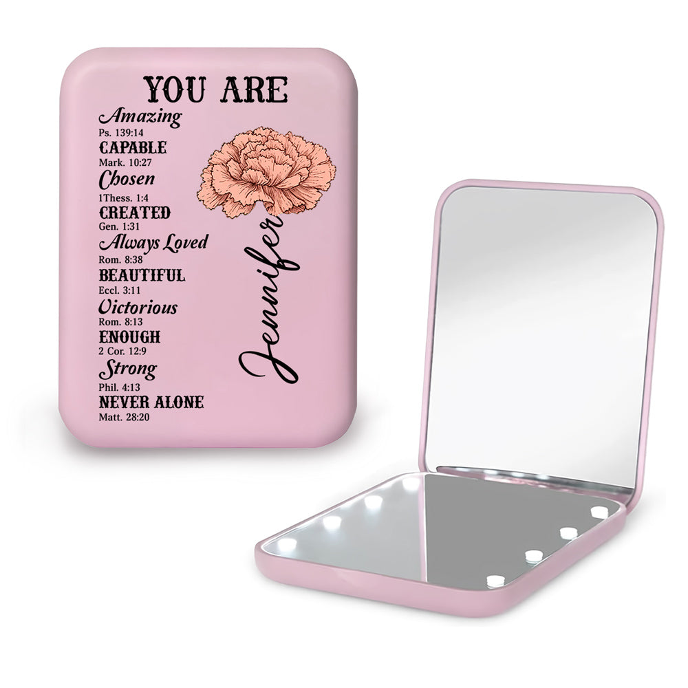 The Architecture Of Beauty - Personalized LED Pocket Mirror