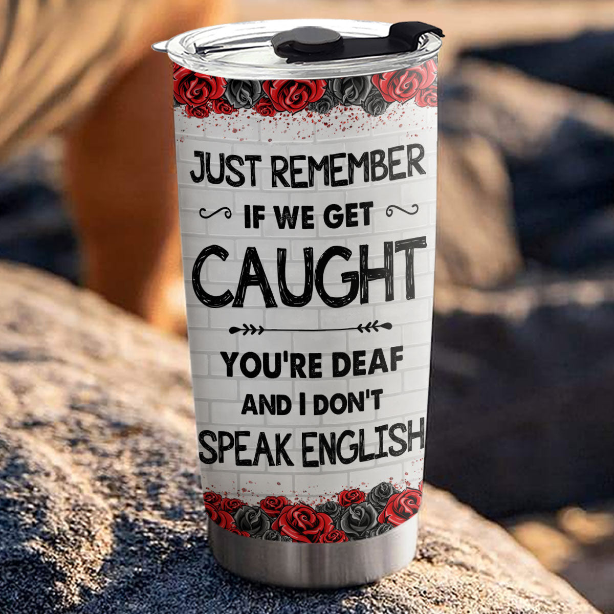Custom Christmas Birthday Gifts For Best Friend • Bestie Partners In Crime If We Get Caught - Personalized Tumbler