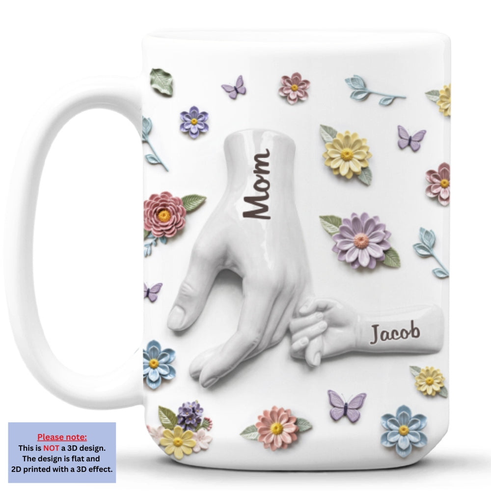 Custom Mother's Day Gift for Mom & Grandma • Our Beloved Mom - Personalized 3D Effect Mug