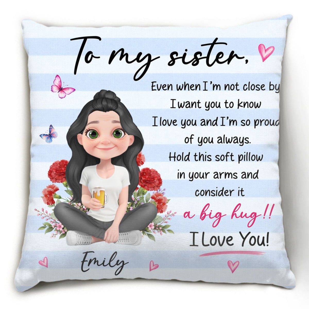 So Proud Of You - Personalized Throw Pillow