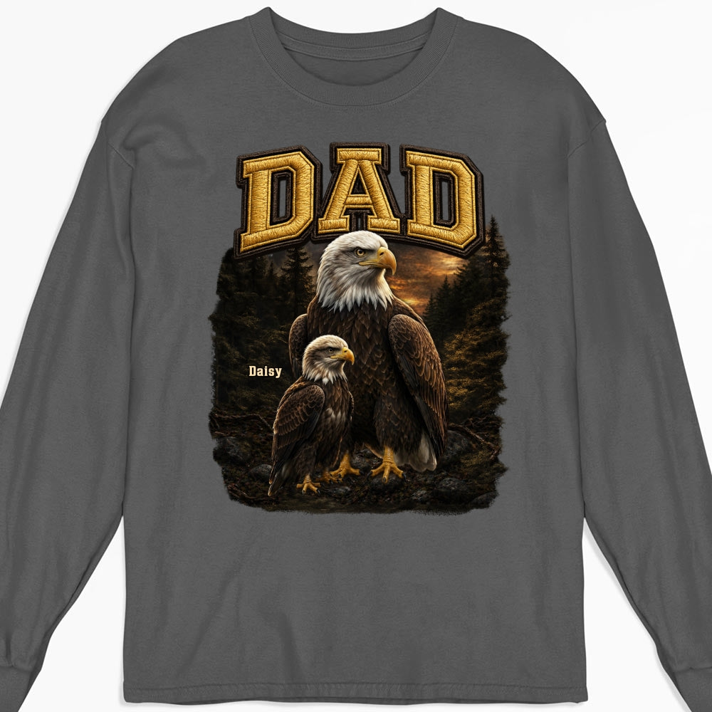 Custom Father's Day, Special Gift for Dad & Grandpa • Alpha Eagle Pack - Personalized Shirt