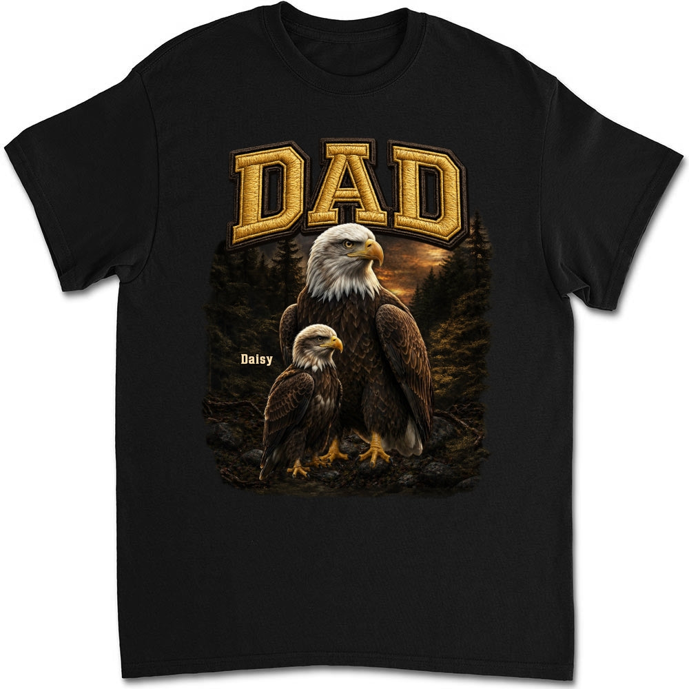 Custom Father's Day, Special Gift for Dad & Grandpa • Alpha Eagle Pack - Personalized Shirt