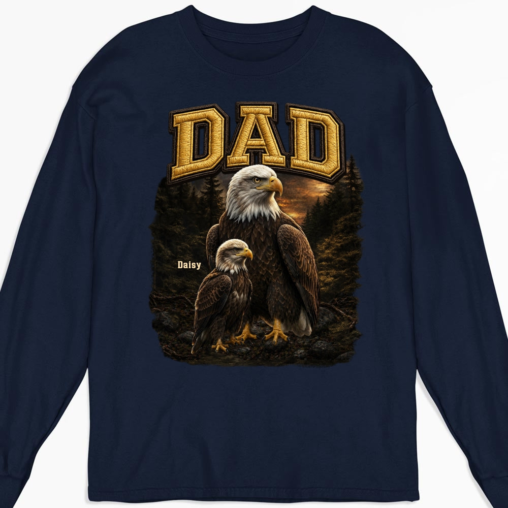Custom Father's Day, Special Gift for Dad & Grandpa • Alpha Eagle Pack - Personalized Shirt