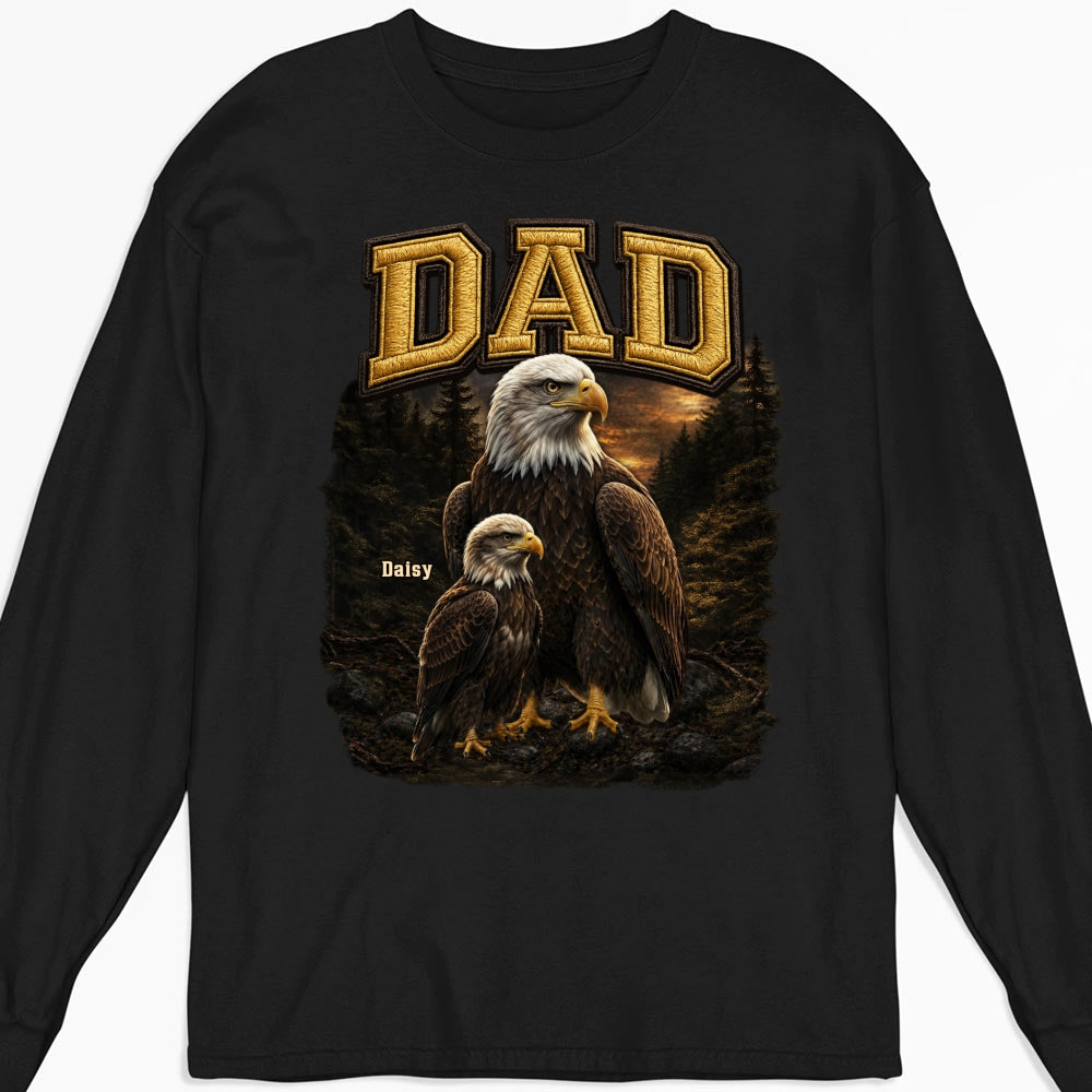 Custom Father's Day, Special Gift for Dad & Grandpa • Alpha Eagle Pack - Personalized Shirt