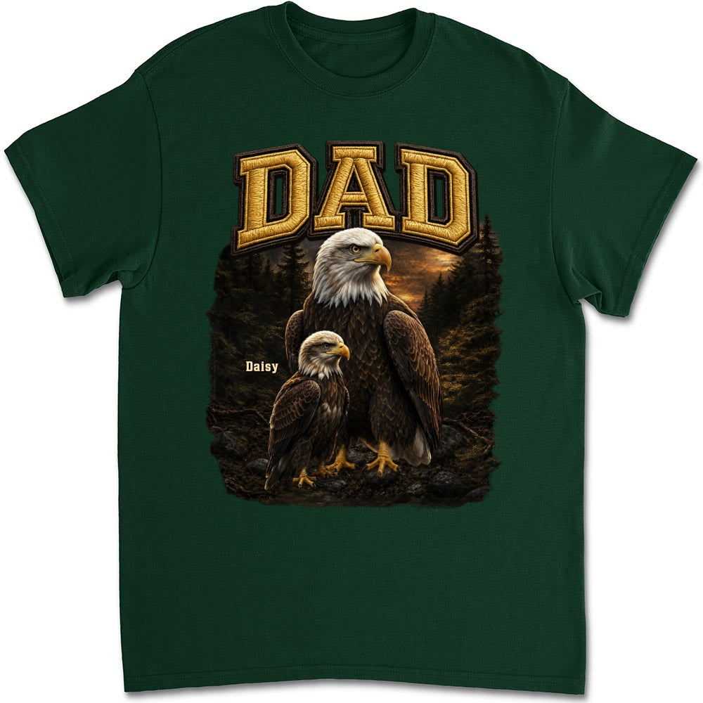 Custom Father's Day, Special Gift for Dad & Grandpa • Alpha Eagle Pack - Personalized Shirt