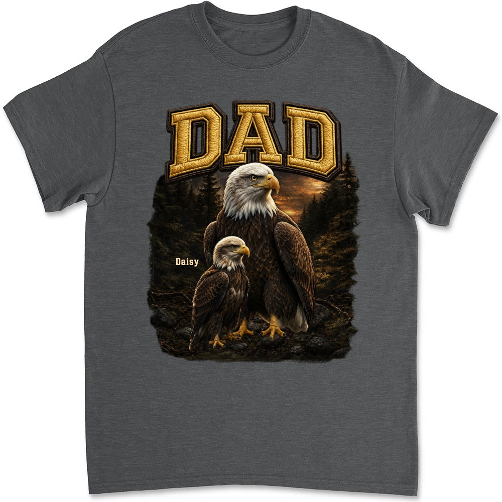 Custom Father's Day, Special Gift for Dad & Grandpa • Alpha Eagle Pack - Personalized Shirt
