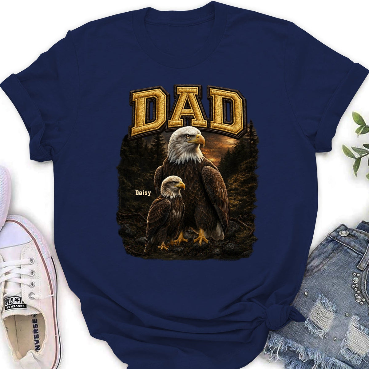 Custom Father's Day, Special Gift for Dad & Grandpa • Alpha Eagle Pack - Personalized Shirt