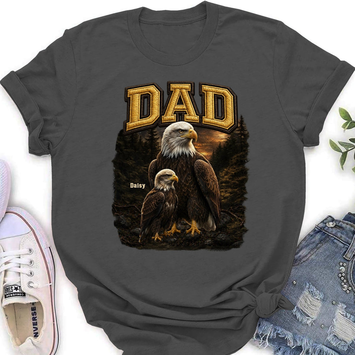 Custom Father's Day, Special Gift for Dad & Grandpa • Alpha Eagle Pack - Personalized Shirt