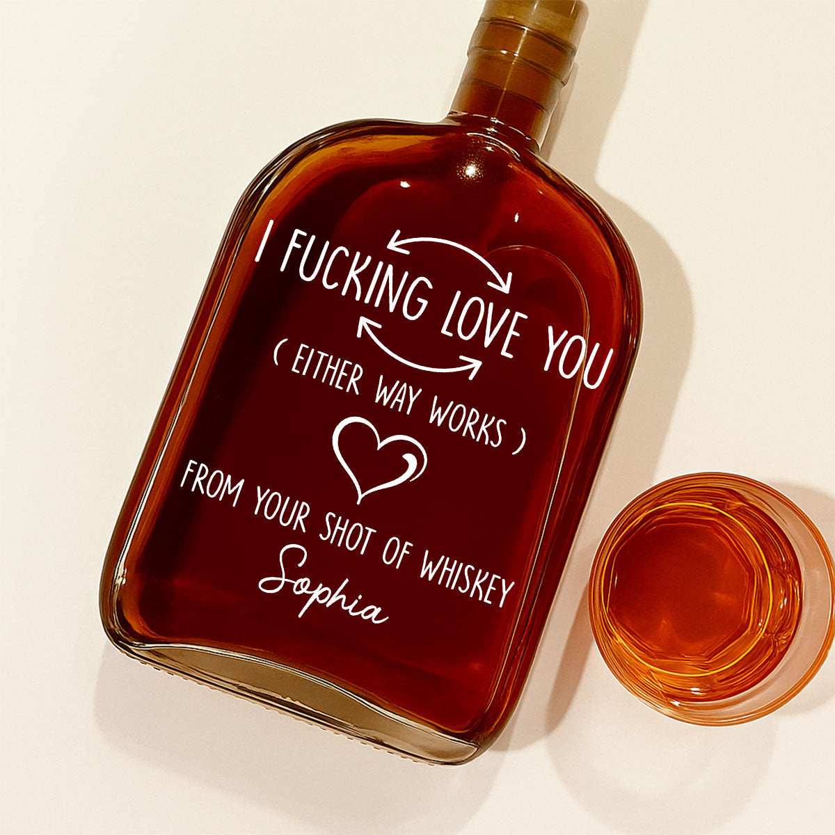 Really Love You - Personalized Spirits Decanter