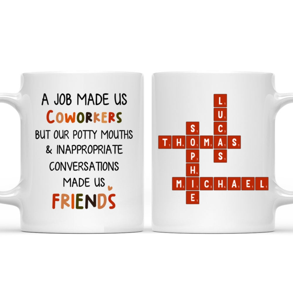Custom Coworker, Christmas & Birthday Team Appreciation Gift • Office Friendship - Personalized Coffee Mug