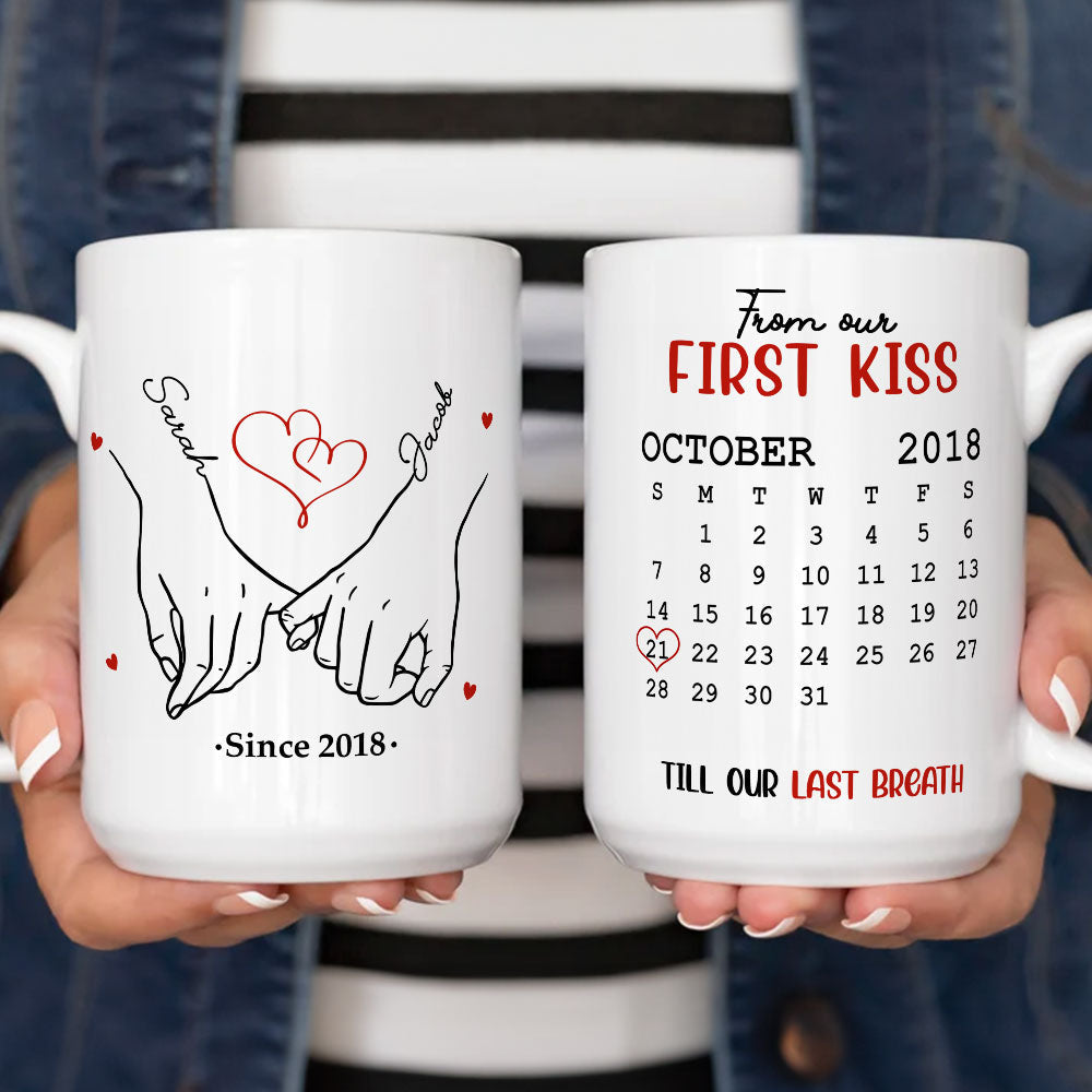 Custom Anniversary Keepsake Gifts For Couple • Forever And Always - Personalized Coffee Mug