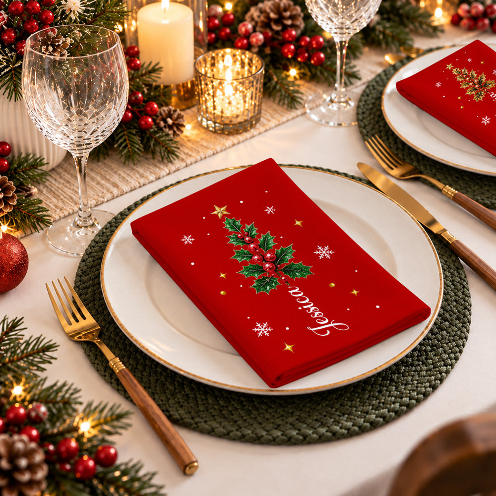 Everyone Is A Christmas Tree - Personalized Napkin