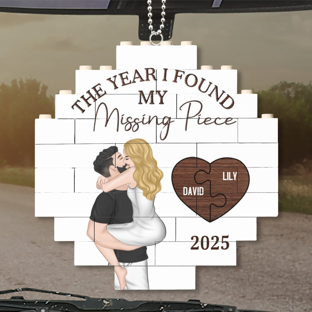 My Missing Piece - Personalized Puzzle Car Ornament