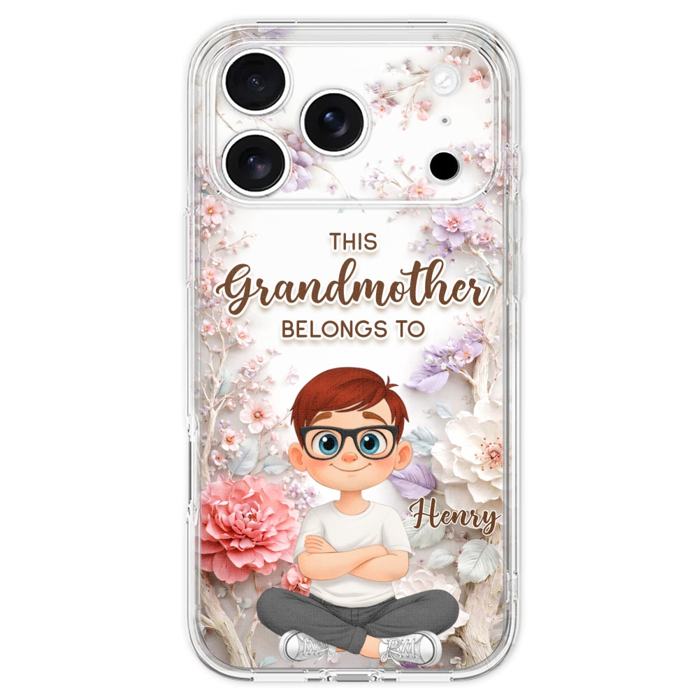 This Grandma Belongs To - Personalized 3D Effect Phone Case