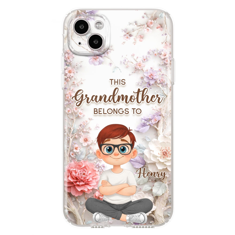 This Grandma Belongs To - Personalized 3D Effect Phone Case