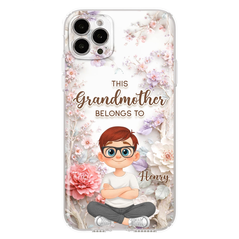 This Grandma Belongs To - Personalized 3D Effect Phone Case