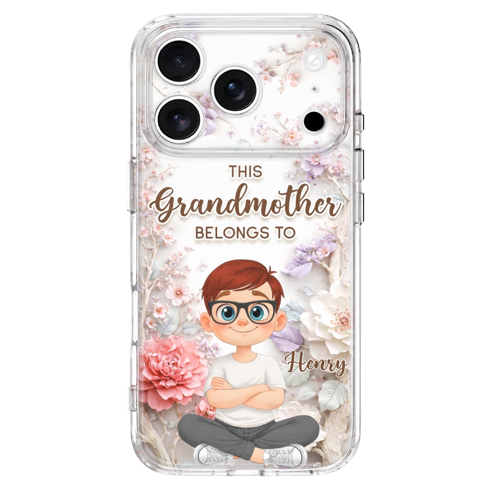 This Grandma Belongs To - Personalized 3D Effect Phone Case