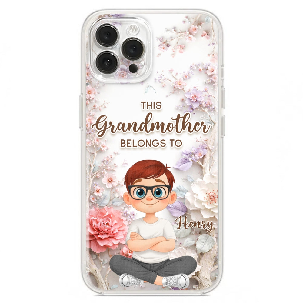 This Grandma Belongs To - Personalized 3D Effect Phone Case