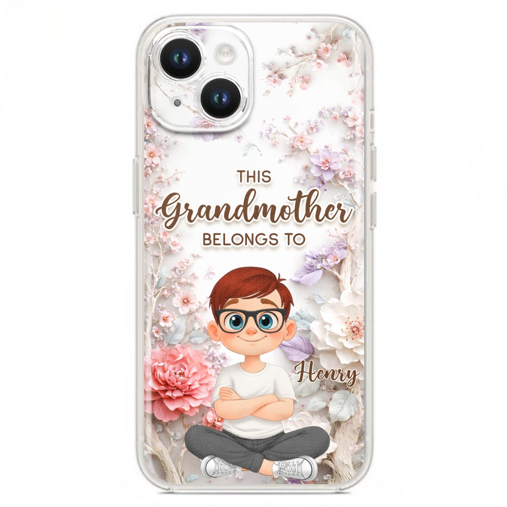 This Grandma Belongs To - Personalized 3D Effect Phone Case