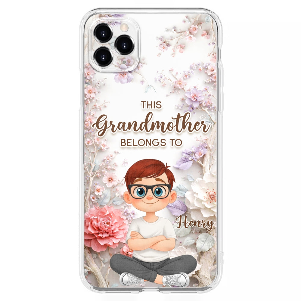 This Grandma Belongs To - Personalized 3D Effect Phone Case
