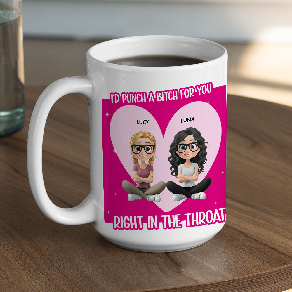 Custom Best Friend, Christmas & Birthday Friendship Keepsake Gift • You Will Always Be My Best Friends - Personalized Coffee Mug