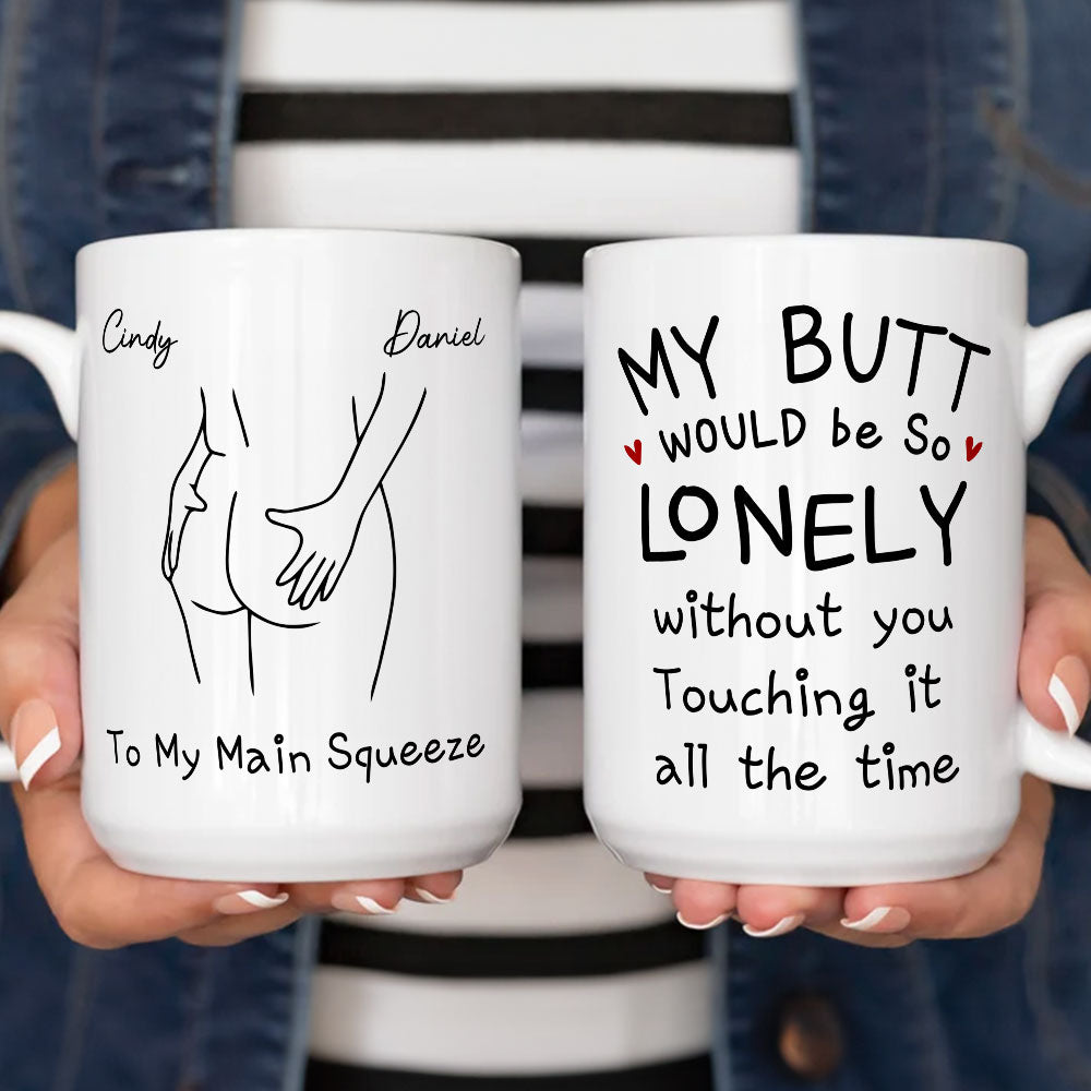 Custom Anniversary Keepsake Gifts For Couple • To My Main Squeeze - Personalized Coffee Mug