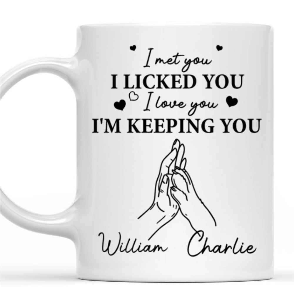Custom Christmas & Birthday Keepsake Gift • I Licked You - Personalized Coffee Mug
