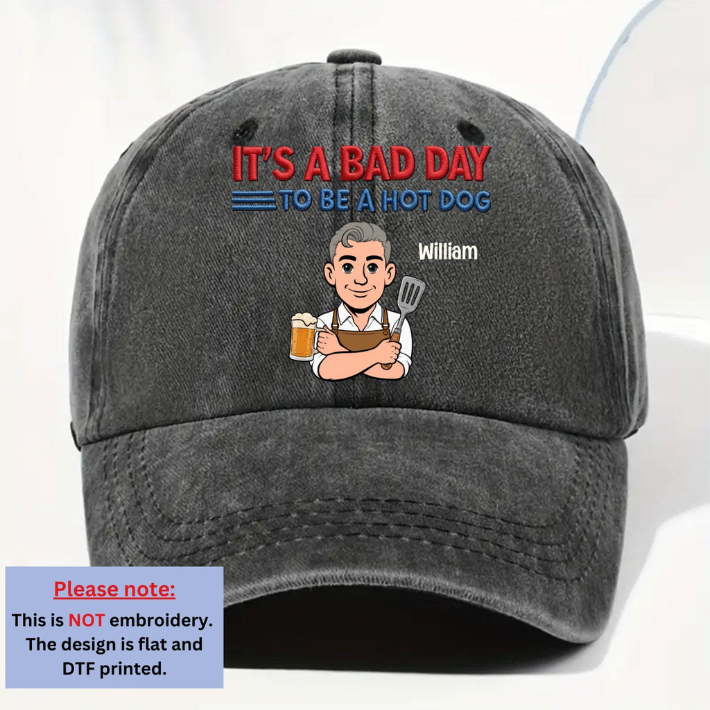 Ketchup Cannot Save You - Personalized Vintage Washed Denim Cap
