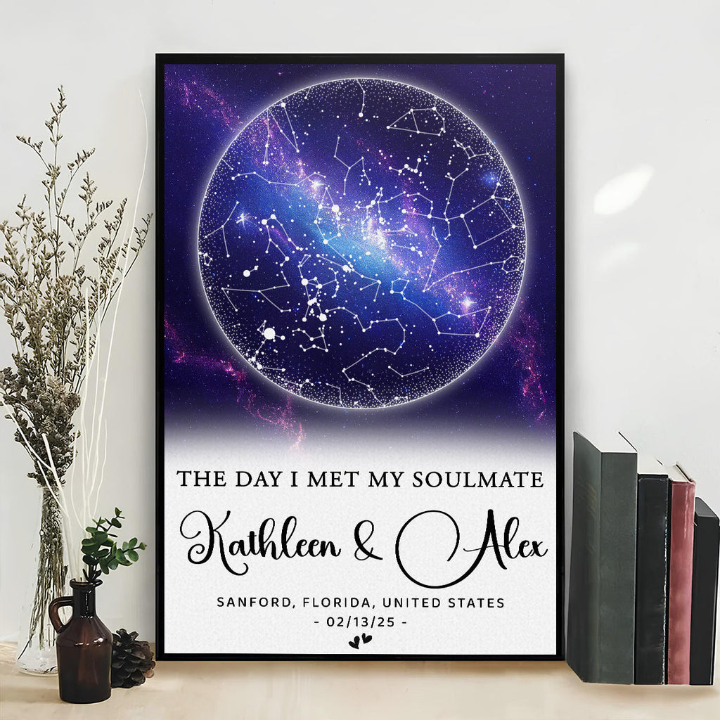 The Moment Our Hearts Met - Personalized Poster