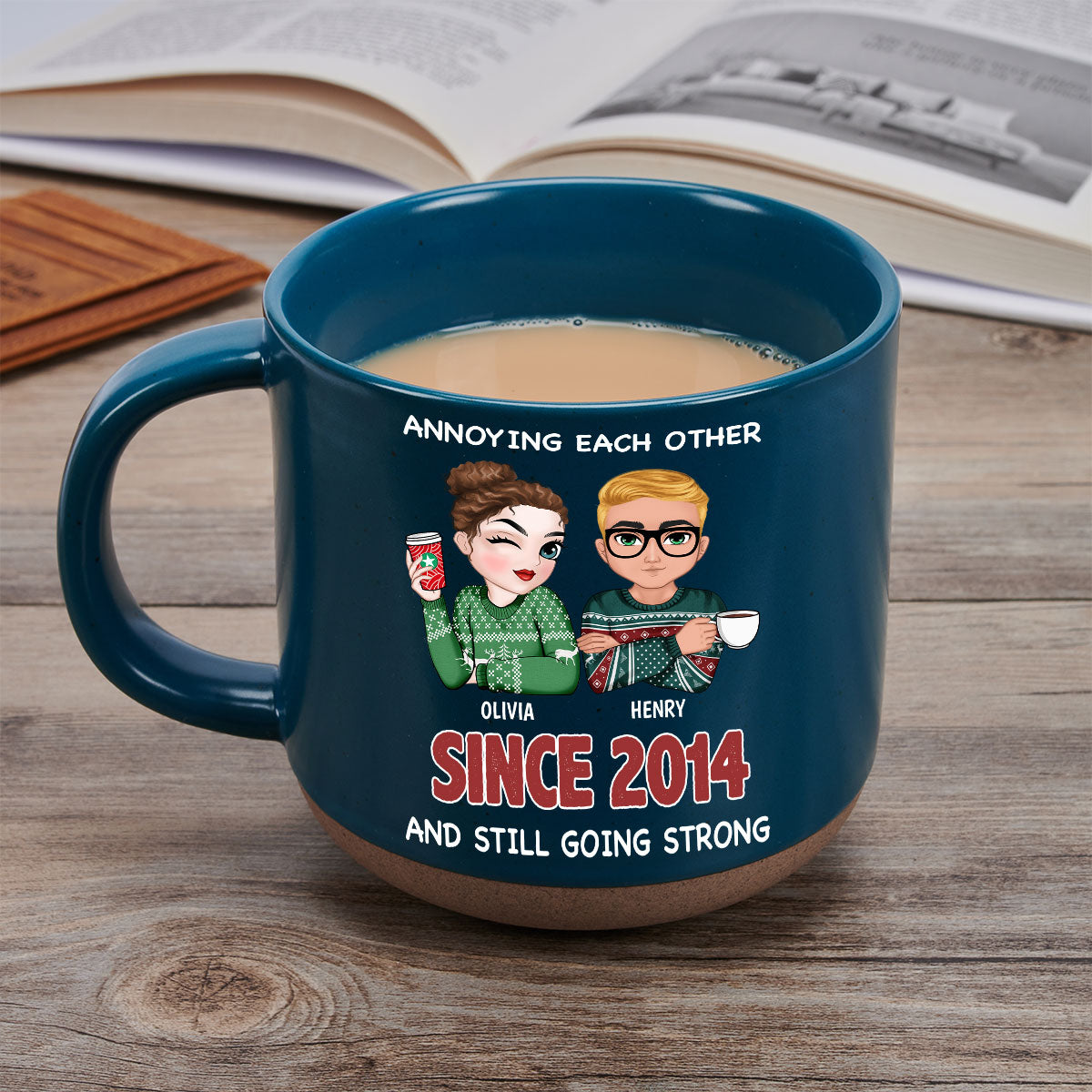 Custom Anniversary Keepsake Gifts For Couple • Love You Still - Personalized Pottery Mug