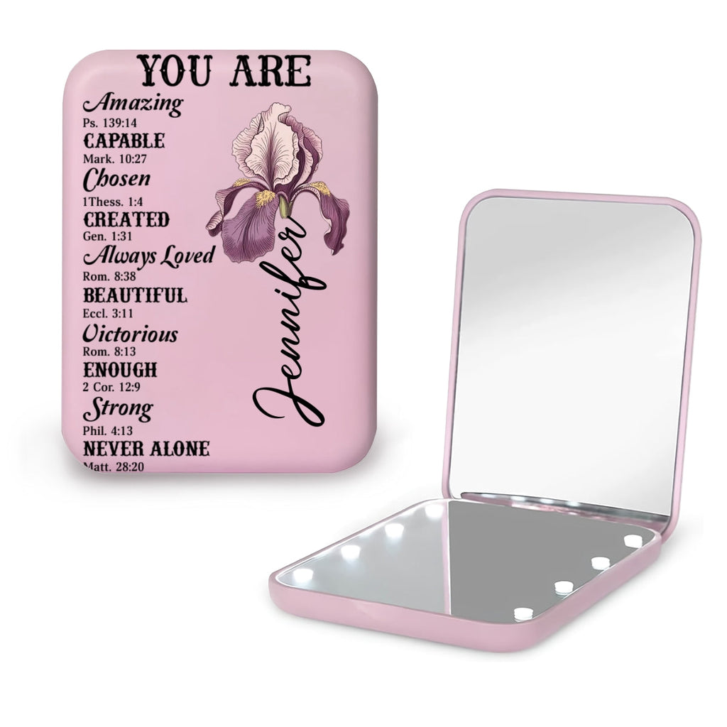 The Architecture Of Beauty - Personalized LED Pocket Mirror